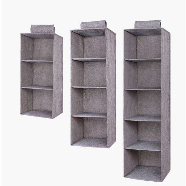 Storage Box PP Board Waterproof Clothes Organizer Cotton Linen Closet Washable