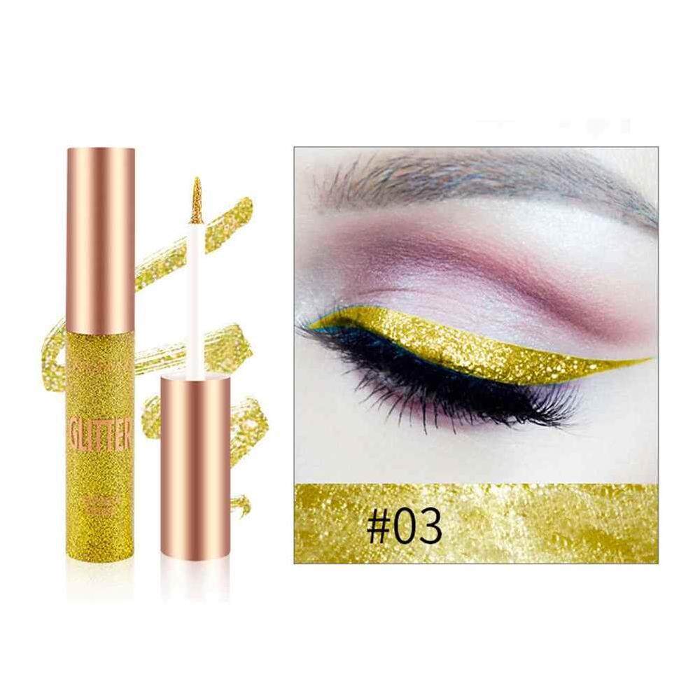 Qooiu Langmanni 10 สีแต่งหน้าเงาอายแชโดว์เกล็ดแวววาวกันน้ำอายไลเนอร์แบบน้ำ Pearlescent อายไลเนอร์ดินสอ Qooiu Langmanni 10 สีแต่งหน้าเงาอายแชโดว์เกล็ดแวววาวกันน้ำอายไลเนอร์แบบน้ำ Pearlescent อายไลเนอร์ดินสอ