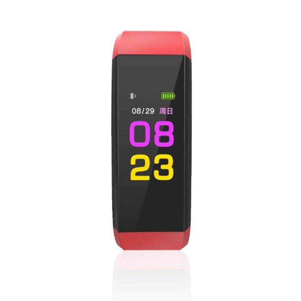 Pretty Smart Wristband Color Screen Heart Rate Blood Pressure Monitor Pedometer