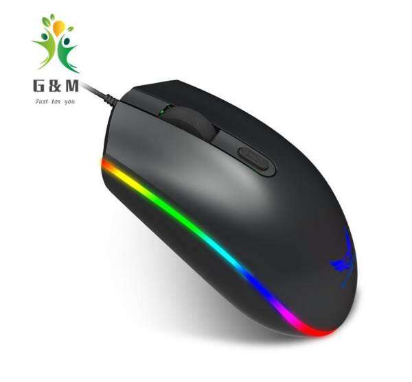 G&M Computer RGB Mouse High Precision Optical Wired Mouse For Compurter Gaming Malaysia