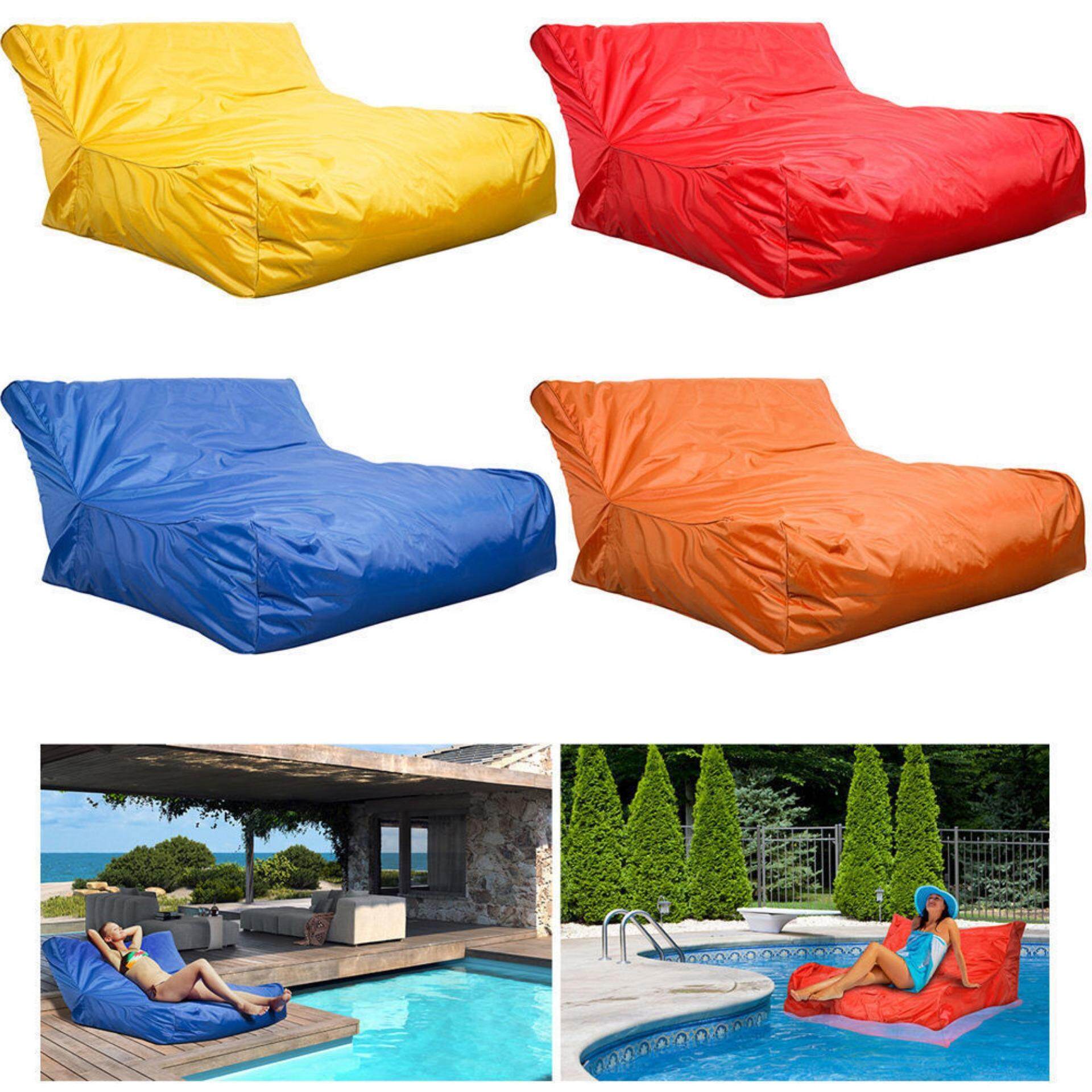 minxin Swimming Pool Floating Bean Bag Cover Waterproof Reading Relaxing Soft Lounge Chair Sofa Yellow minxin Swimming Pool Floating Bean Bag Cover Waterproof Reading Relaxing Soft Lounge Chair Sofa Yellow