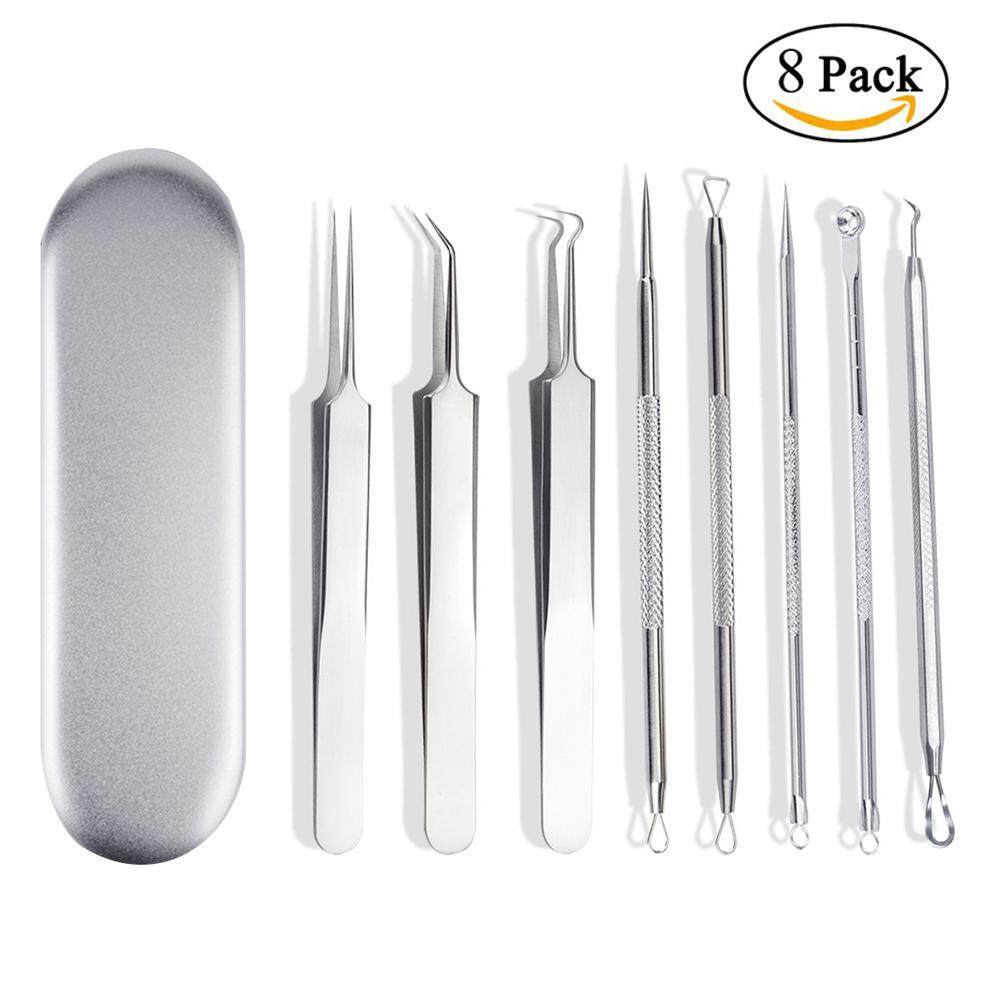 Aolvo Blackhead Removal TOOL KIT, Comedone EXTRACTOR อุปกรณ์แคะหู 8 - in - 1 เครื่องมือความงาม Aolvo Blackhead Removal TOOL KIT, Comedone EXTRACTOR อุปกรณ์แคะหู 8 - in - 1 เครื่องมือความงาม