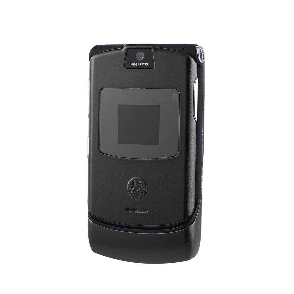 Motorola RAZR V3 GSM ปลดล็อคนานาชาติโทรศัพท์มือถือที่ได้รับการตกแต่งใหม่ Motorola RAZR V3 GSM ปลดล็อคนานาชาติโทรศัพท์มือถือที่ได้รับการตกแต่งใหม่