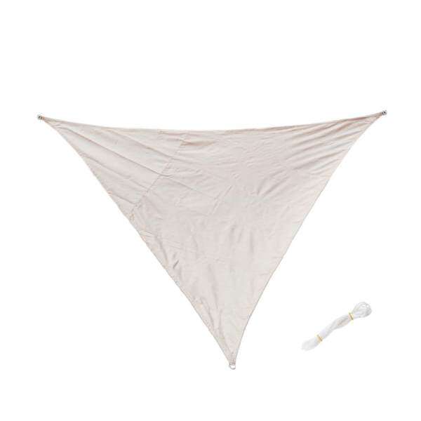 MagiDeal Triangle UV Block Sun Shade Sail Outdoor Garden Pool Deck Beige 3m
