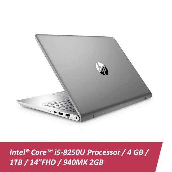 HP Pavilion 14-bf103tx Laptop (Silver, i5-8250U, 4GB, 1TB, 940MX 2GB, W10) - Free Backpack Malaysia