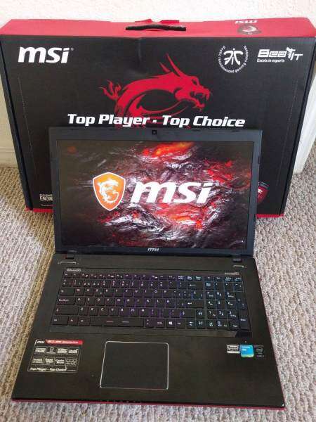 MSI GE70 2PE Apache Pro, i7, SSD, 1TB, 17 in, Excelent Condition. Malaysia
