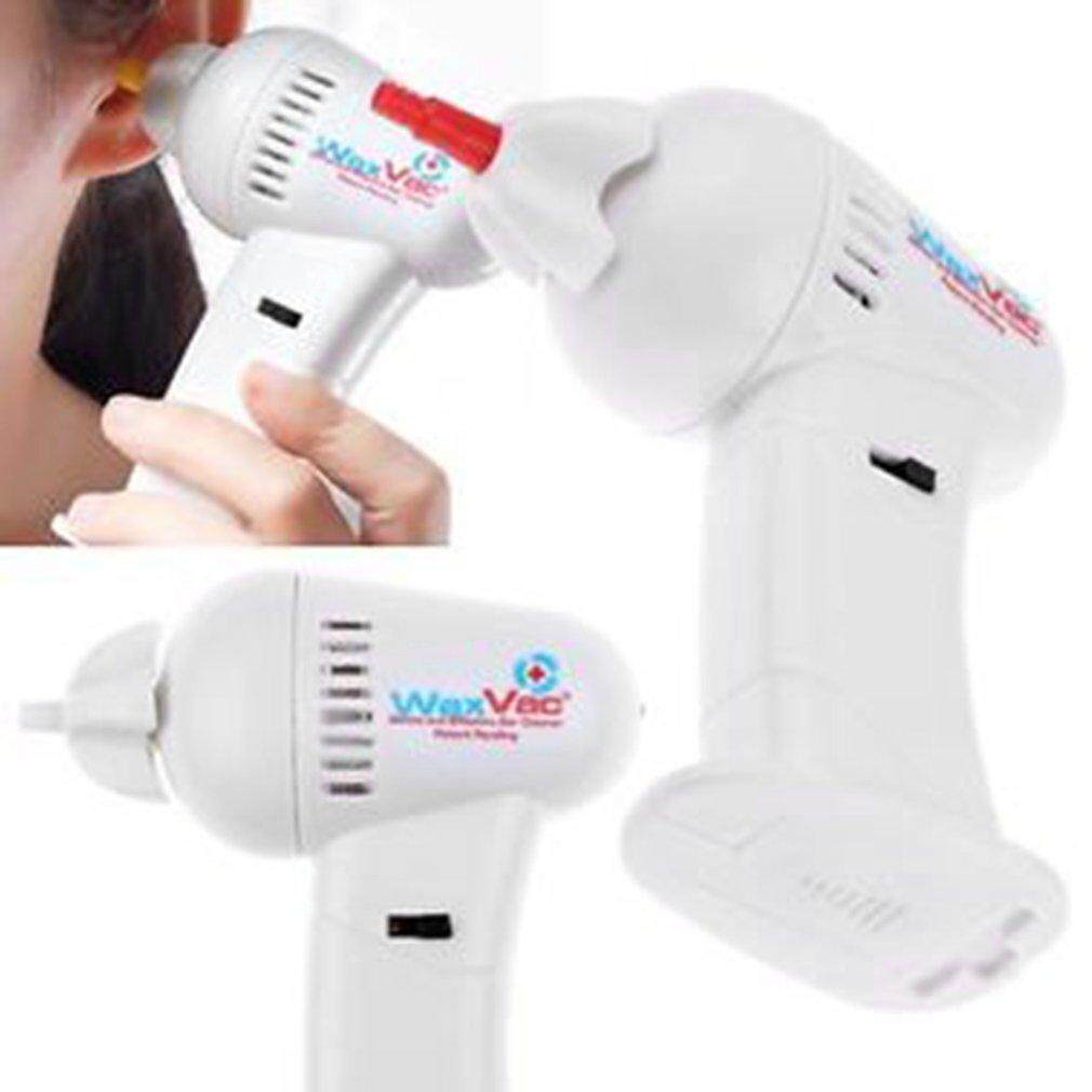 GETEK แบบพกพาอิเล็กทรอนิกส์เครื่องดูดขี้หูหู WAX VAC Removal SAFETY Health Care