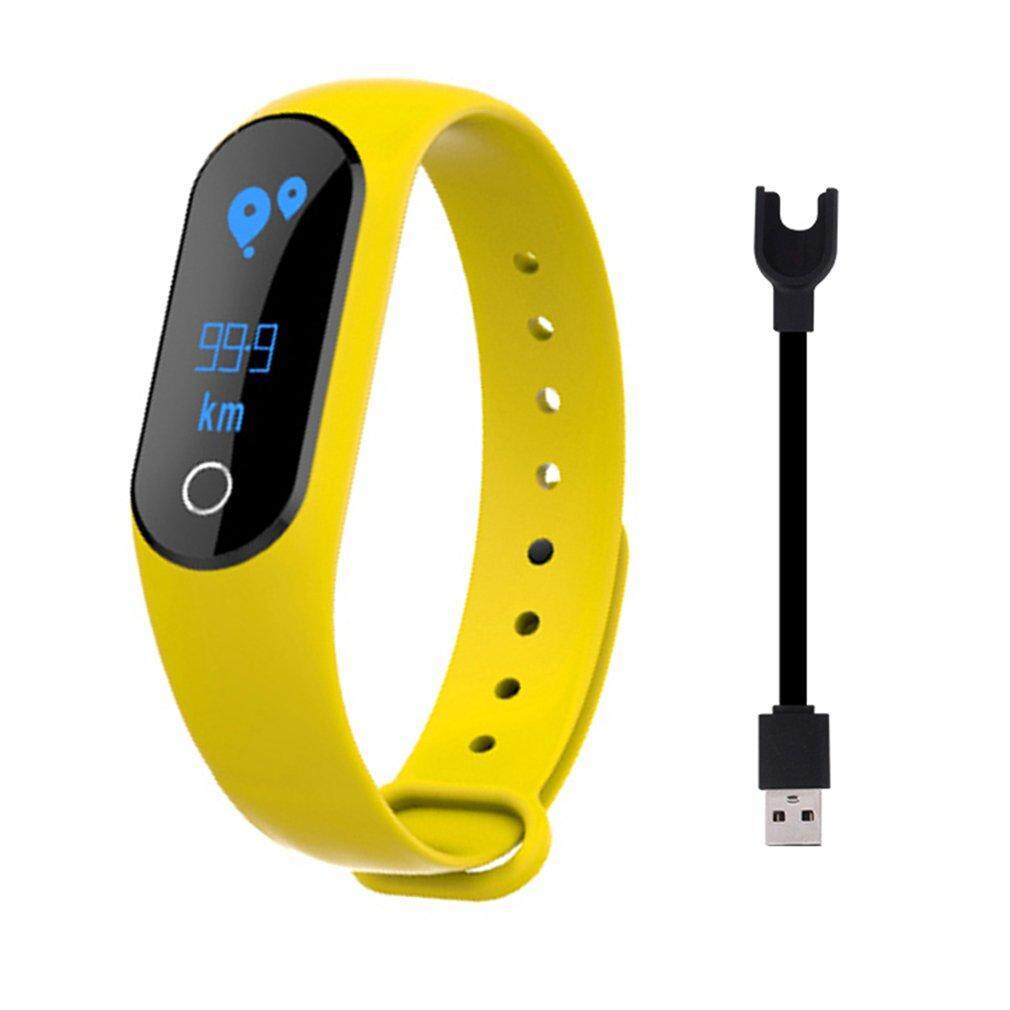 GOFT Bluetooth Smart Bracelet Watch Heart Rate Monitor Waterproof Fitness Wristband สายรัดข้อมือเพื่อสุขภาพ อุปกรณ์ไอทีสวมใส่ สี : เหลือง-394254389 GOFT Bluetooth Smart Bracelet Watch Heart Rate Monitor Waterproof Fitness Wristband สายรัดข้อมือเพื่อสุขภาพ อุปกรณ์ไอทีสวมใส่