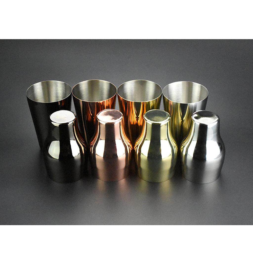 Dolity Stainless Steel Cocktail Shaker Mixer Drink for Party/Bar Silver