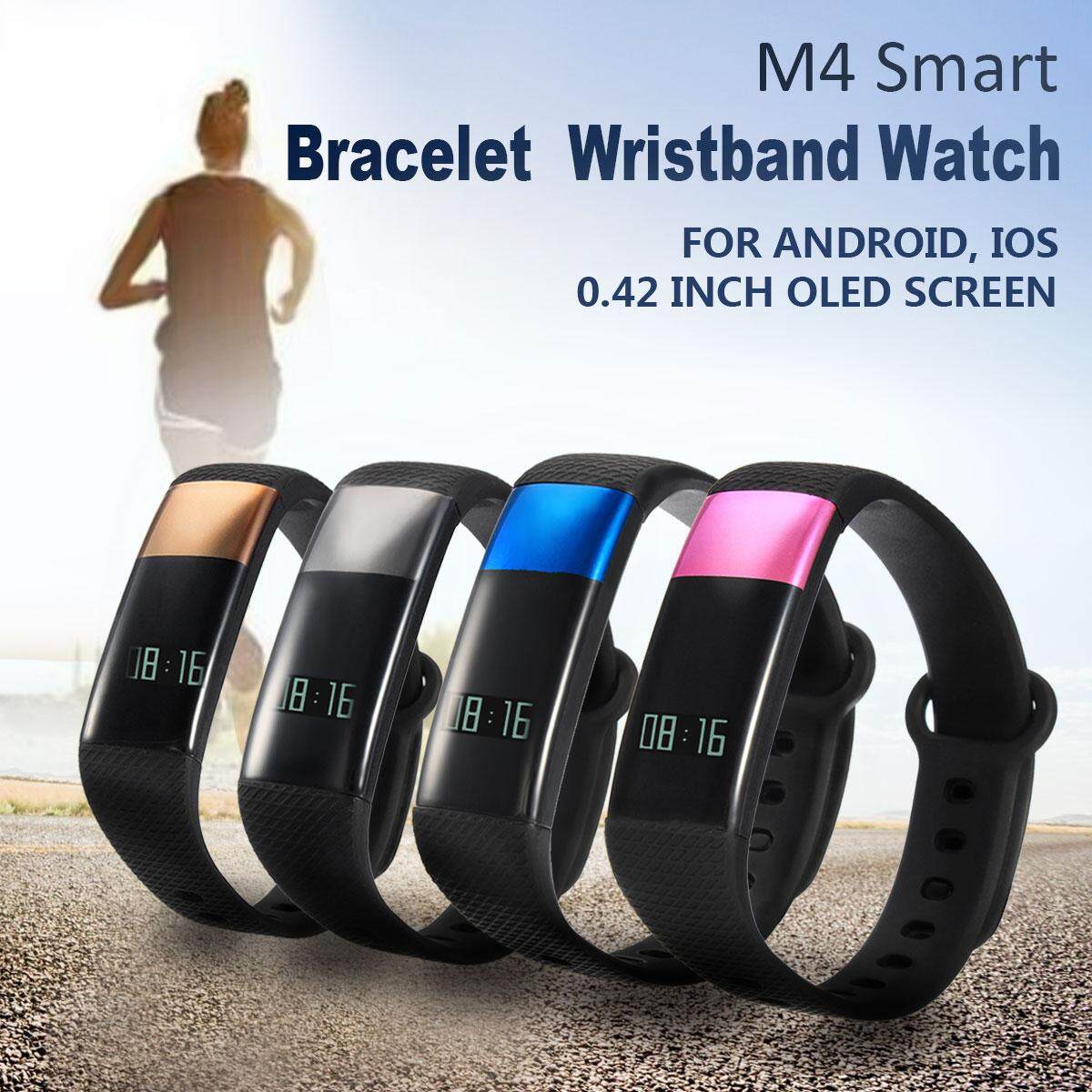 3 ชิ้นบลูทูธกันน้ำนาฬิกาข้อมือแบบสมาร์ทปลอกแขนฟิตเนสติดตามสำหรับ Android - INTL
