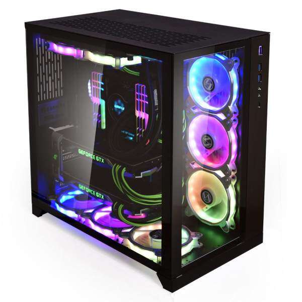 Lian Li PC-O11 Dynamic Tempered Glass E-ATX Casing - Black Malaysia