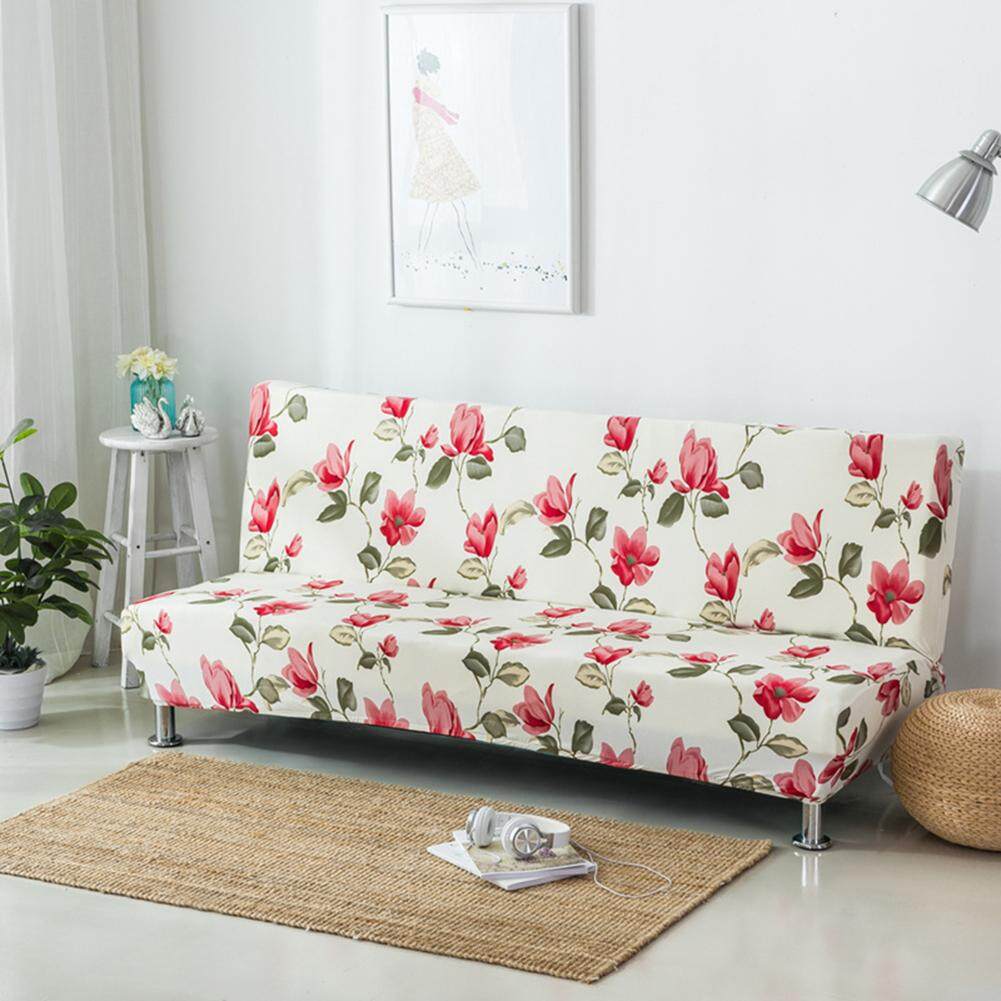 RYT Elegant Slipcover ยืดหยุ่นที่นั่งพิมพ์เคสลายดอกไม้โซฟาผ้าคลุมเตียง Protector Armless ยืดหยุ่นโซฟาผ้าคลุมเตียง RYT Elegant Slipcover ยืดหยุ่นที่นั่งพิมพ์เคสลายดอกไม้โซฟาผ้าคลุมเตียง Protector Armless ยืดหยุ่นโซฟาผ้าคลุมเตียง