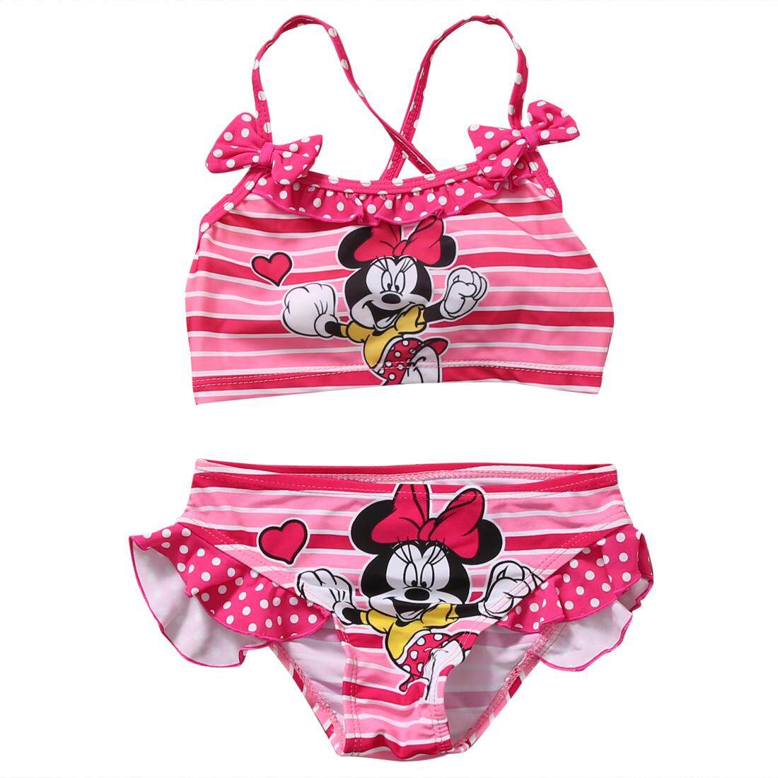 ฤดูร้อนเด็กหญิง Tankini ชุดบิกินี่ชุดว่ายน้ำชุดว่ายน้ำชุดอาบน้ำ Beachwear ฤดูร้อนเด็กหญิง Tankini ชุดบิกินี่ชุดว่ายน้ำชุดว่ายน้ำชุดอาบน้ำ Beachwear