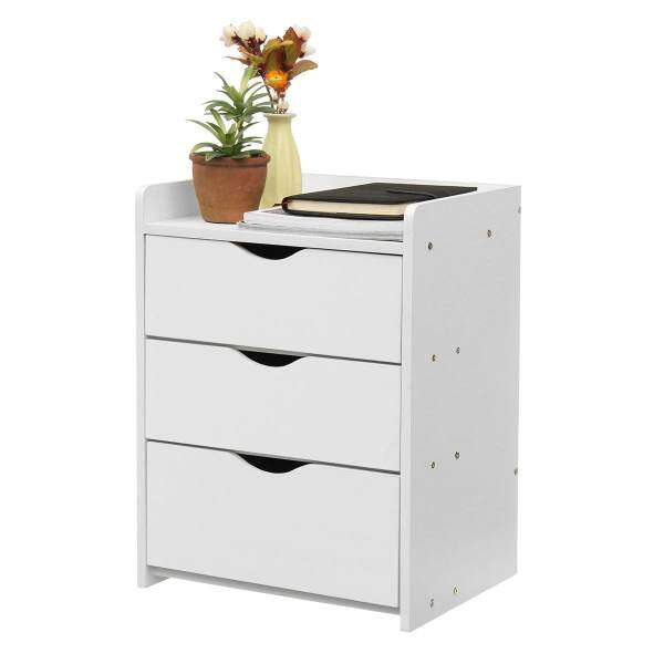 Bedside Table Night Stand Bedroom Organizer Cabinet W/Drawer Storage - intl