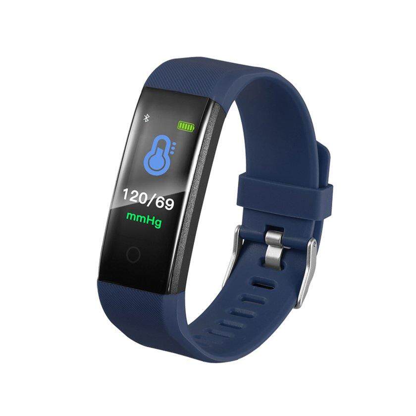 LALOVE เครื่องติดตามกิจกรรม Tracker เครื่องวัดชีพจรความดันโลหิตกำไลข้อมืออัจฉริยะ สายรัดข้อมือเพื่อสุขภาพ อุปกรณ์ไอทีสวมใส่ สี : สีน้ำเงินเข้ม-413571810 LALOVE เครื่องติดตามกิจกรรม Tracker เครื่องวัดชีพจรความดันโลหิตกำไลข้อมืออัจฉริยะ สายรัดข้อมือเพื่อสุขภาพ อุปกรณ์ไอทีสวมใส่
