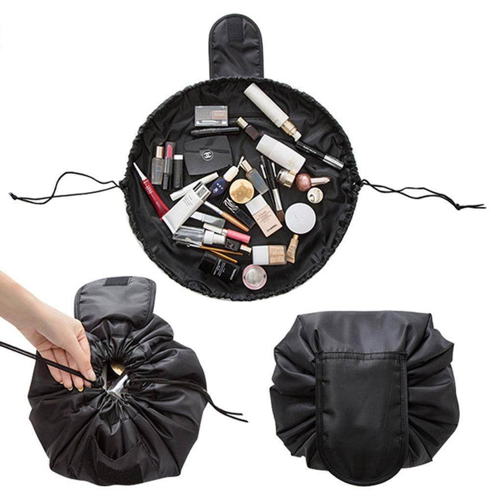 กระเป๋าใส่เครื่องสำอาง Travel Makeup Cosmetic Toiletry Case Wash Organizer Storage Pouch Drawstring Bag กระเป๋าใส่เครื่องสำอาง Travel Makeup Cosmetic Toiletry Case Wash Organizer Storage Pouch Drawstring Bag