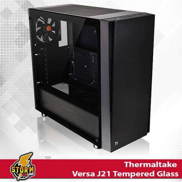 Thermaltake Versa J21 Tempered Glass ATX Vertical GPU Modular Gaming Mid Tower Computer Case CA-1K1-00M1WN-00 Malaysia