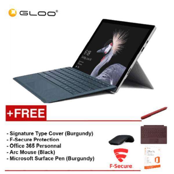 Microsoft Surface Pro i7/16G 512GB Free Type Cover Burgundy + F-Secure End Point Protection + Office 365 Personal + Arc Mouse Black + Microsoft Surface Pen Burgundy Malaysia