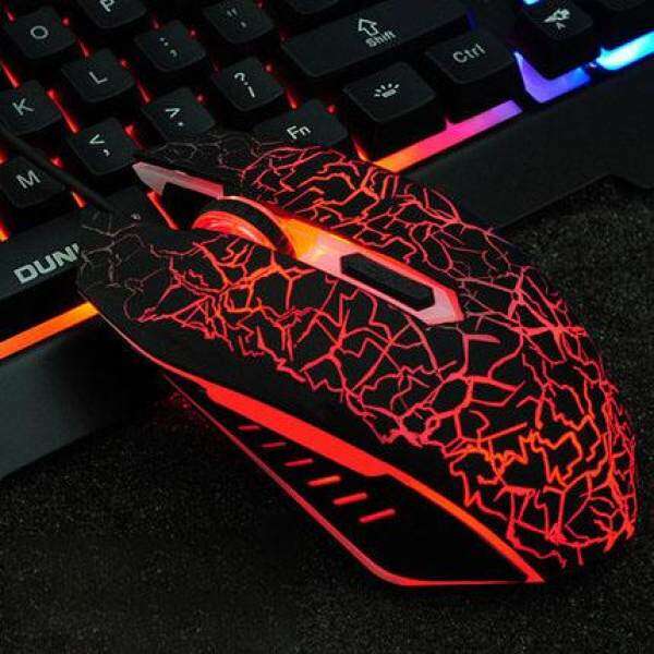 Neo Star LED Light Optical Wired Gaming Mouse For lol/overwatch games fit PC laptop Mice 2400DPI Backlight Adjustable DPI Malaysia