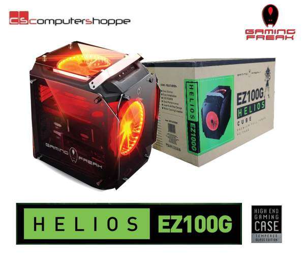 AVF Gaming Freak Chassis Tempered Glass HELIOS EZ100G Gaming Casing Malaysia