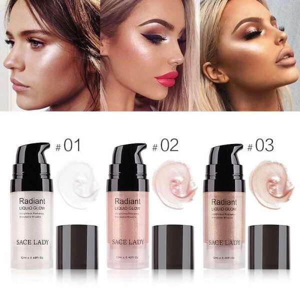 【Dongxi】2018 The New Excellent Quality Face Highlighter Cream Liquid Illuminator Makeup Shimmer Glow Kit Make Up Facial Brighten Shine Brand Cosmetic - intl Philippines