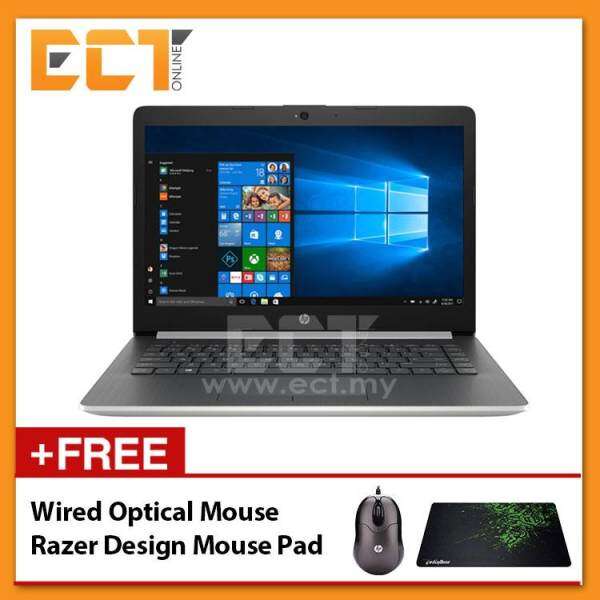 HP 14-CM0010AX Laptop (Ryzen 3-2200U 3.40GHz,1TB,4GB,ATI 520-2GB,14,W10) - Silver Malaysia