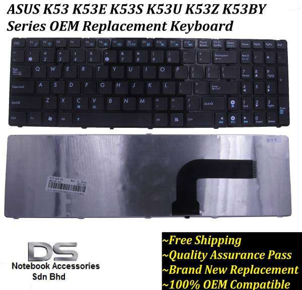 Asus G51V G51VX G53SW OEM Replacement Keyboard /Asus A53 Laptop Keyboard Malaysia