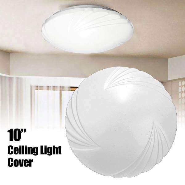 10 White Ceiling Light Lamp Cover Shade Cover Case Decoration Fixture Modern - intl