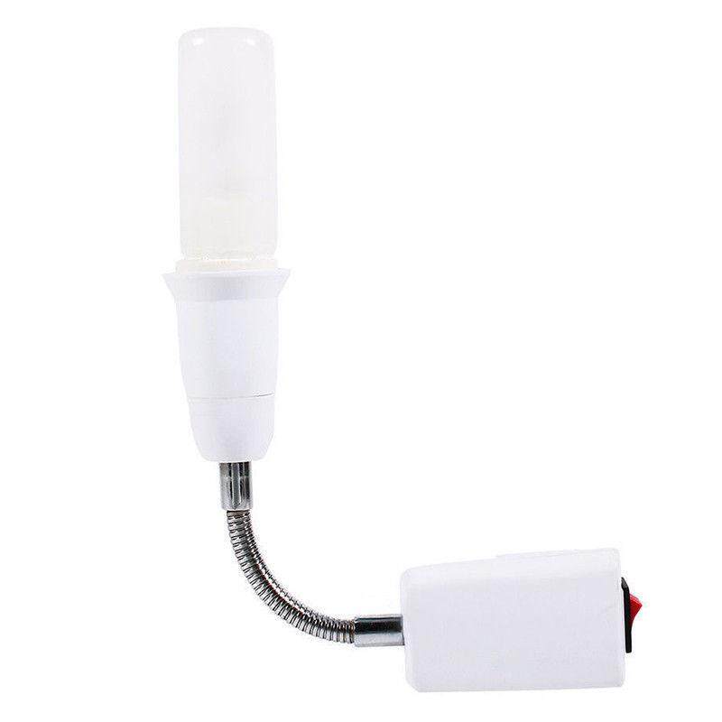 E27 Đui đèn LED Ánh Sáng Đa Năng Linh Hoạt Điều Chỉnh Adapter Chuyển Đổi Ổ Cắm có Công Tắc Châu Âu Quy Định Cắm