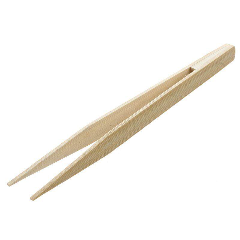 Textured Bamboo Kongfu Tea Utensil Tweezers 14.5cm Wood Color Textured Bamboo Kongfu Tea Utensil Tweezers 14.5cm Wood Color