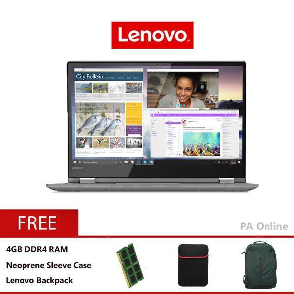 Lenovo YOGA 530-14IKB 81EK00A6MJ -8GB RAM /Intel Core i5-8250U /8GB DDR4 /256GB SSD /14.0 Full HD /2GB NVD MX130 /No ODD/2 years /Windows 10 Malaysia