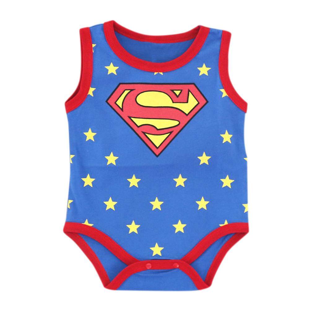 เด็ก SaiDeng Unisex น่ารักจั๊มสูทเด็กลายการ์ตูน Rompers สามเหลี่ยมรวมกันเสื้อแขนสั้น เด็ก SaiDeng Unisex น่ารักจั๊มสูทเด็กลายการ์ตูน Rompers สามเหลี่ยมรวมกันเสื้อแขนสั้น