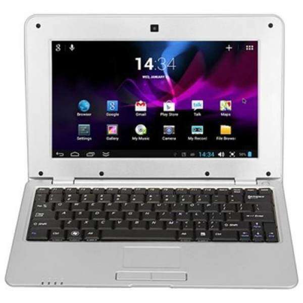 1088A ANDROID 4.4 NETBOOK WITH 10.1 INCH WSVGA WM8880 DUAL CORE 1.5GHZ 1GB 8GB WIFI CAMERA (SILVER) Malaysia