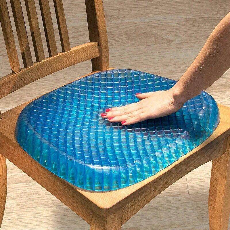 Unique Gel Honeycomb Seat Cushion Flex Back Support Breathable Pillow for Office Worker - intl