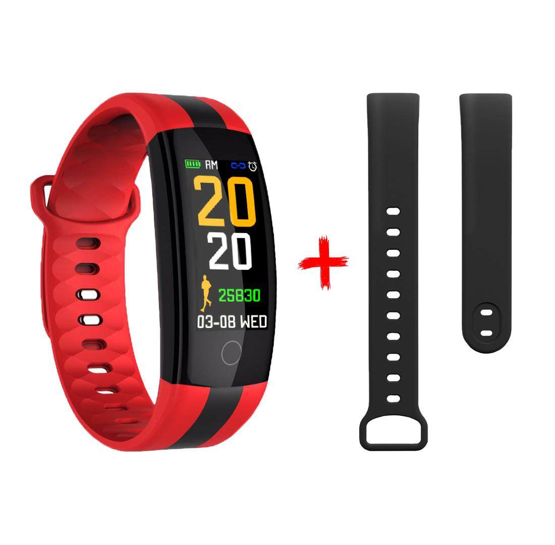 QS01 smart color bracelet touch heart rate sleep monitoring sports pedometer bracelet Watch QS01 smart color bracelet touch heart rate sleep monitoring sports pedometer bracelet Watch