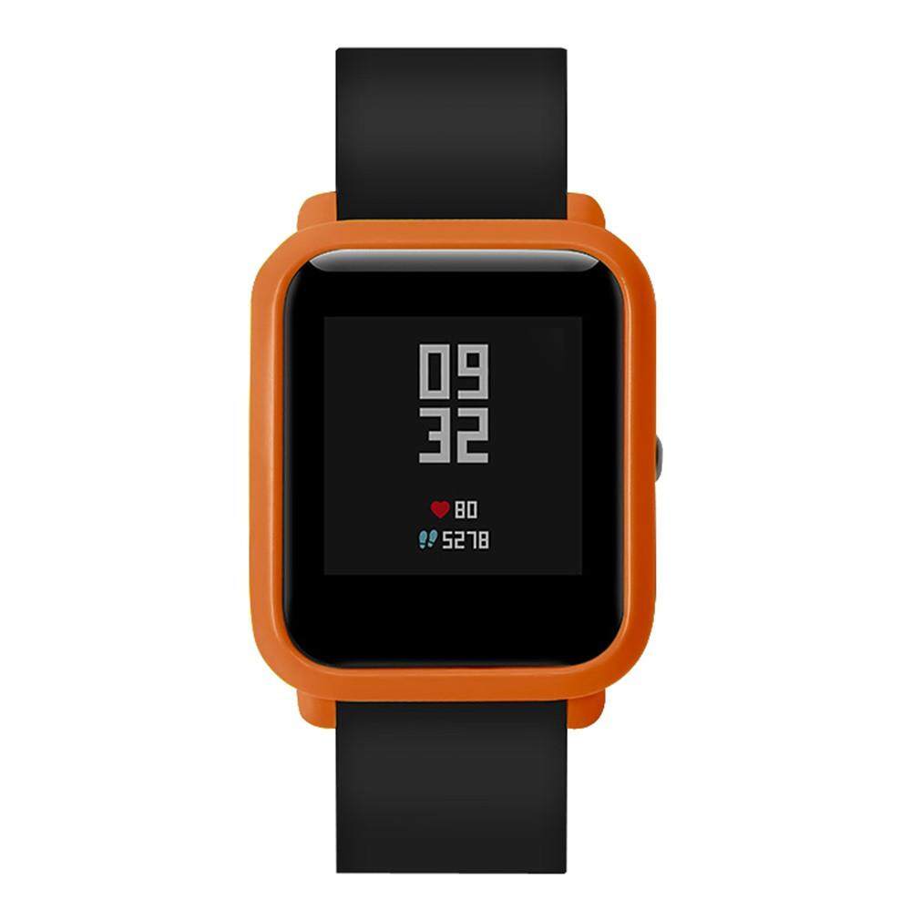PLANIESTY ที่มีสีสันฝาครอบเคสพีซีป้องกันสำหรับ Xiaomi huami amazfit BIP นาฬิกาเยาวชน - INTL PLANIESTY ที่มีสีสันฝาครอบเคสพีซีป้องกันสำหรับ Xiaomi huami amazfit BIP นาฬิกาเยาวชน - INTL