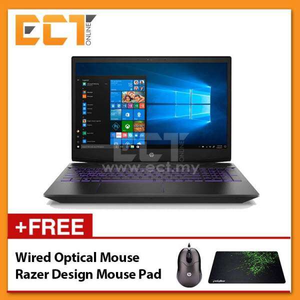 HP Pavilion Gaming 15-CX0153TX Laptop (i7-8750H 4.10GHz,1TB,4GB,NV GTX1050-2GB,15.6 FHD,W10) - Black Malaysia