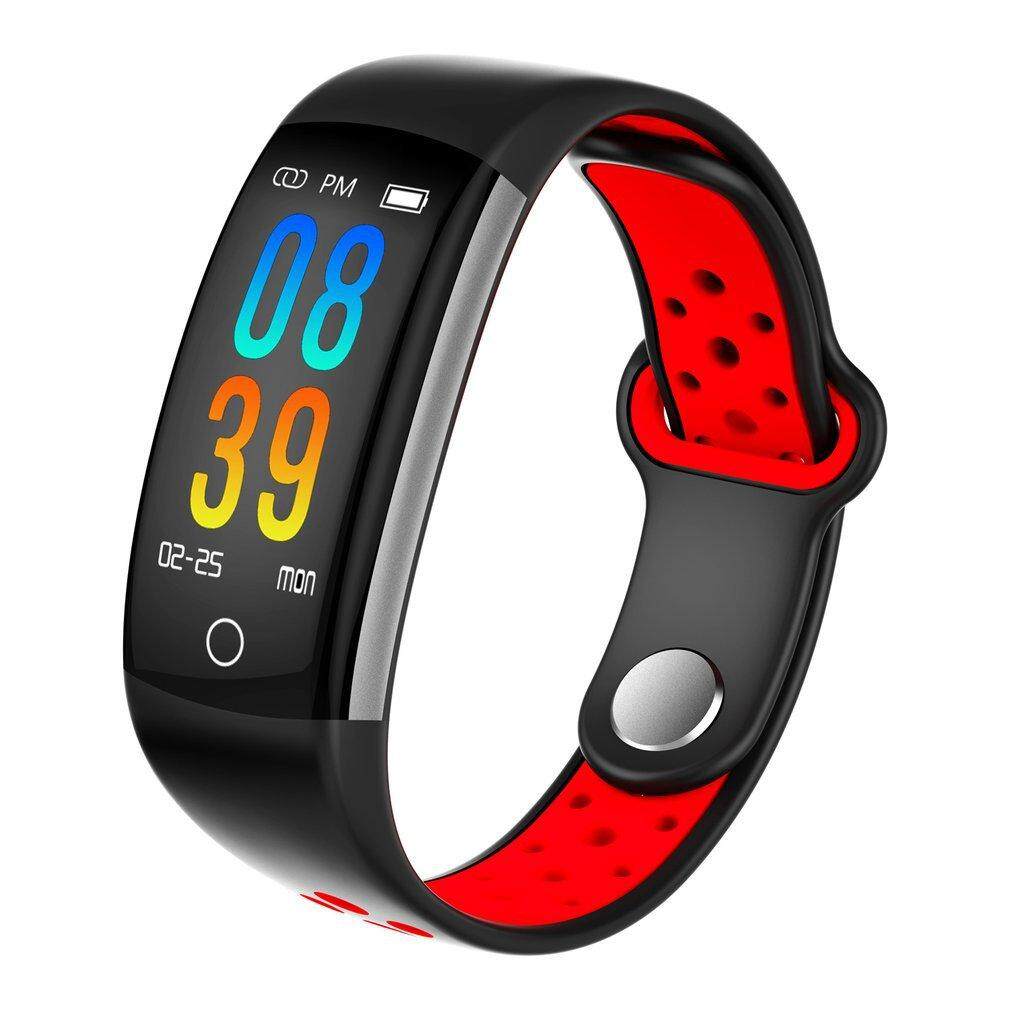 GGSHOP หน้าจอสีสมาร์ทสร้อยข้อมือ Realtime หัวใจเครื่อวัดอัตราข้อมูล Call