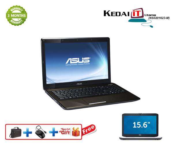 Asus Laptop X52F i3 2GB Ram 160GB HDD DVD WebCam Windows 10 Recon Malaysia