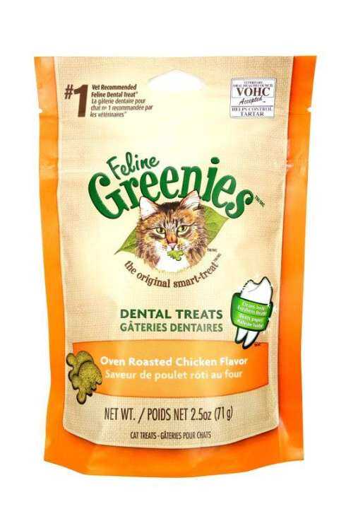 dentaltreats,dentalimplant 5 x feline greenies dental treats - oven roasted