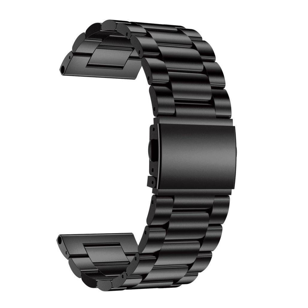 Qyshop Stainless Steel Bracelet Watch Band Strap For Garmin Fenix 5X Plus GPS Watch BK