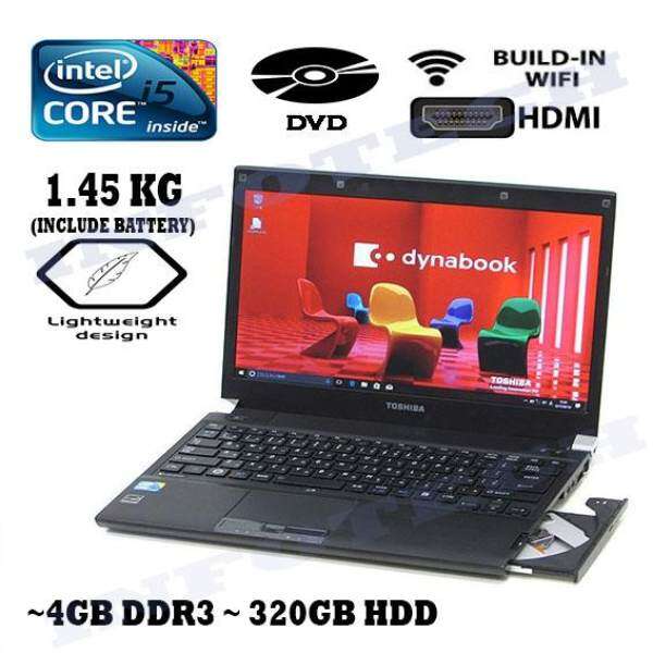 Light Weight~ Toshiba RX3 intel core i5 320GB 4GB DVD HDMI LAPTOP NOTEBOOK NETBOOK Refurbished Malaysia
