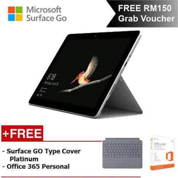 Microsoft Surface Go Y/4GB 64GB + Surface Go Type Cover Platinum + Office 365 Personal Malaysia
