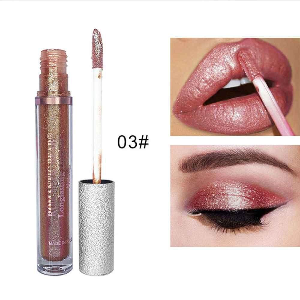 Qooiu ROMANTICBEAR 12 สี Diamond Shine Serie Lipgloss อายแชโดว์ 2 In 1 Glitter Pigment Lipgloss LIPS Eyes Qooiu ROMANTICBEAR 12 สี Diamond Shine Serie Lipgloss อายแชโดว์ 2 In 1 Glitter Pigment Lipgloss LIPS Eyes