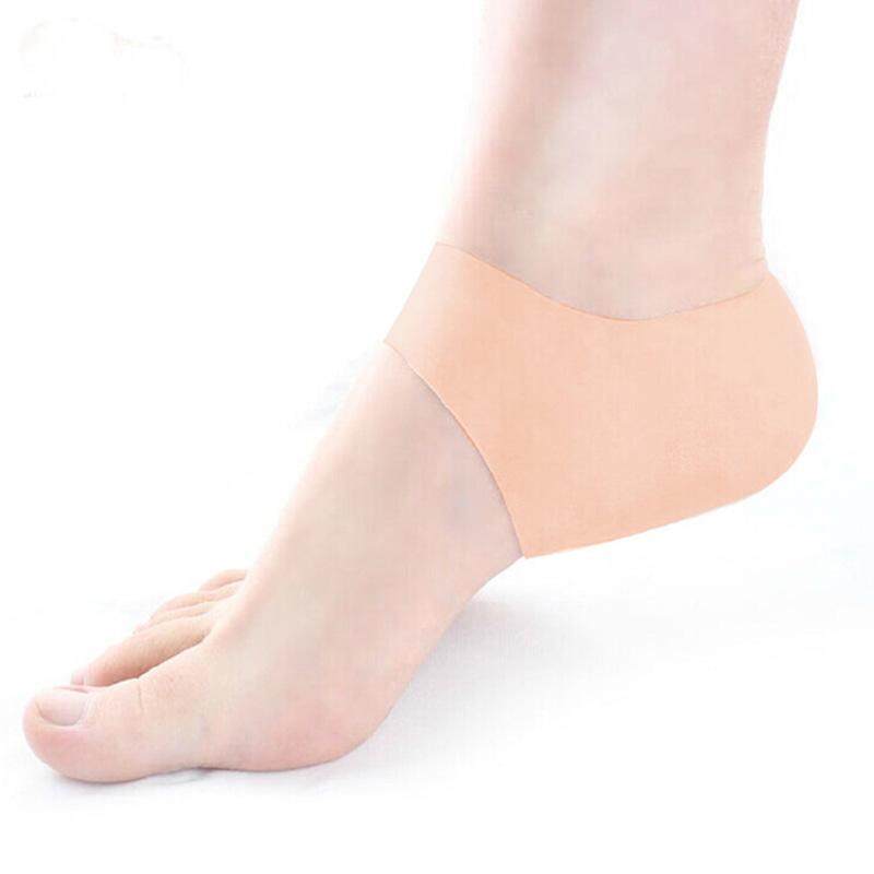 OS ผิวนุ่มเจลซิลิโคนเกรดทางการแพทย์ถุงเท้าคลุมส้นสำหรับแห้ง Cracked Heel ป้องกันการกระแทกและ Plantar Fascii OS ผิวนุ่มเจลซิลิโคนเกรดทางการแพทย์ถุงเท้าคลุมส้นสำหรับแห้ง Cracked Heel ป้องกันการกระแทกและ Plantar Fascii