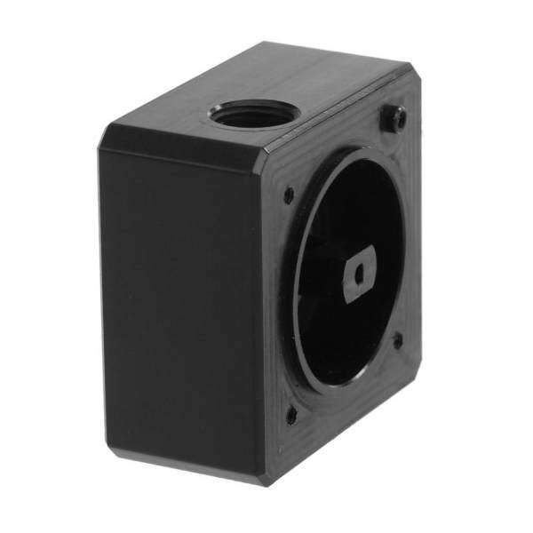 ❥Gracekarin Online New Computer Water Cooling Black POM Pump Top Cover Inlet Outlet G1/4 Thread Malaysia