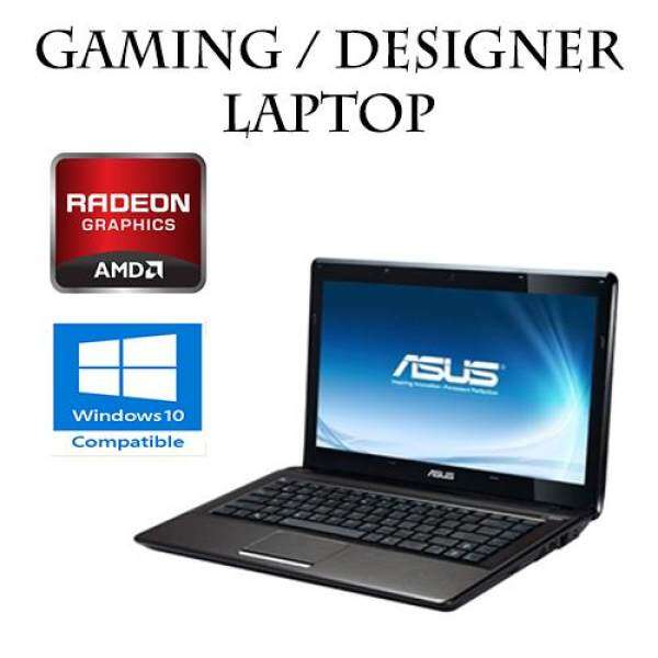Asus X42J Intel Core i5 Radeon 6GB 320GB Notebook Gaming Laptop Dota2 CSGO (Refurbished) Malaysia