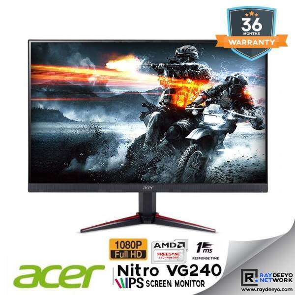 Acer Nitro VG240Y bmiix 23.8 Full HD (1920 x 1080) IPS Monitor with AMD Radeon FREESYNC Technology - 1ms VRB 75Hz Refresh (2 x HDMI Ports & 1 x VGA) Malaysia