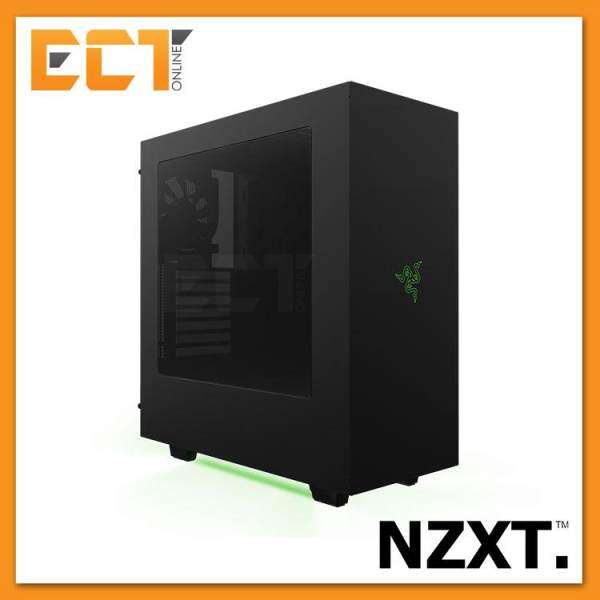 NZXT S340 ATX Mid Tower Gaming Case / Chassis Designed by Razer Malaysia