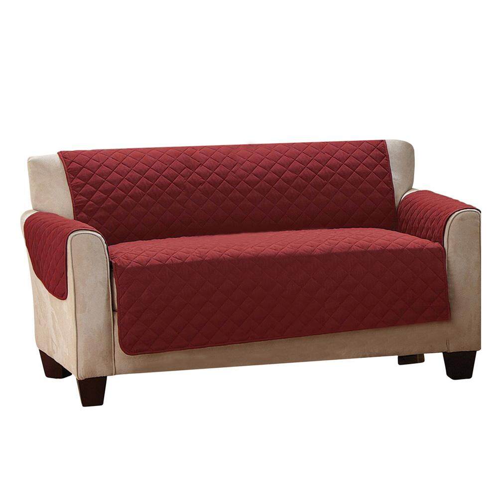 Easybuy 2 ที่นั่ง/3 ที่นั่ง Deluxe ที่นั่งยืดหยุ่นผ้าคลุมโซฟา Slipcovers โซฟาที่ป้องกันเฟอร์นิเจอร์โซฟาสัตว์เลี้ยง - INTL